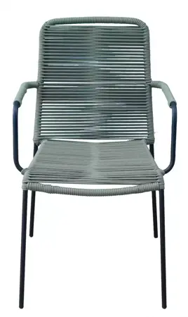 Vita Luxor dingingstoel touw groen voorkant