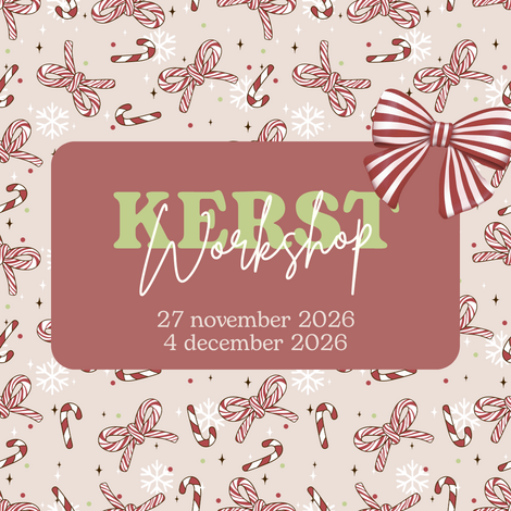 Kerstworkshop 2026 - 27 november en 4 december