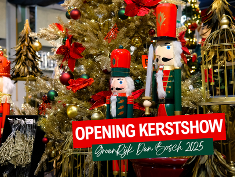 Opening kerstshow GroenRijk Den Bosch - 10 oktober