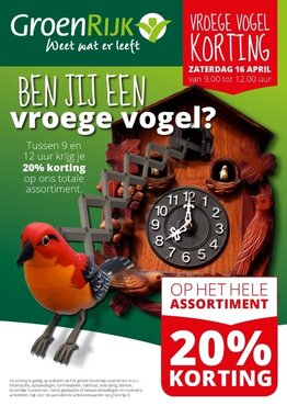 Vroege Vogel Actie