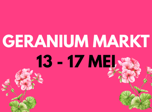 Geraniummarkt GroenRijk Den Bosch 2026