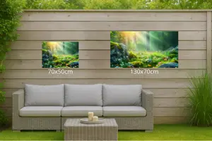 Alexsar Art tuinschilderij bloemen zon 130x70cm - afbeelding 2