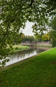 Alexsar Art tuinschilderij Bossche Broek Den Bosch 130x70cm