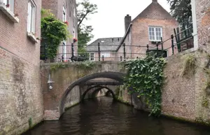 Alexsar Art tuinschilderij Molenstraat Den Bosch 130x70cm
