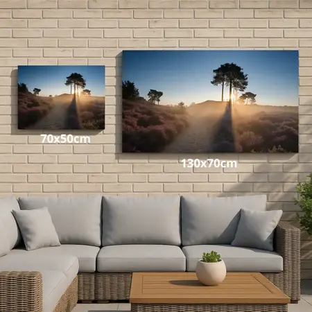 Alexsar Art tuinschilderij ochtendglorie 130x70cm - afbeelding 2