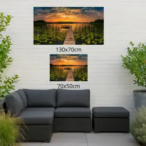 Alexsar Art tuinschilderij panorama 130x70cm - afbeelding 2