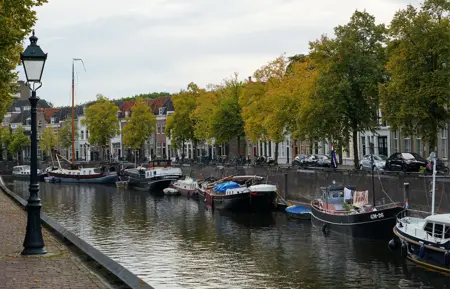Alexsar Art tuinschilderij smalle haven Den Bosch 130x70cm