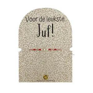 Armband juf
