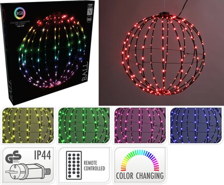 Bal 40cm-168LED RGB