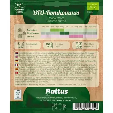 Bio komkommer marketmore 13st - afbeelding 2