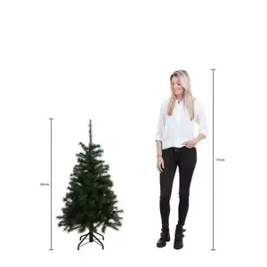 Black Box Kerstboom Brampton met led 120cm groen hoogte