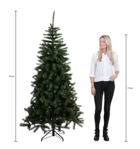 Black Box Kerstboom Toronto met led 215cm groen hoogte