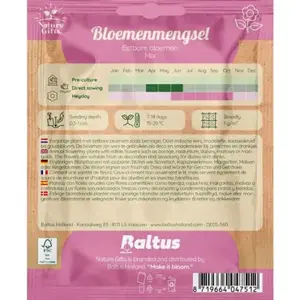 Bloemenmengsel eetbare bloemen per 3m2 - afbeelding 2