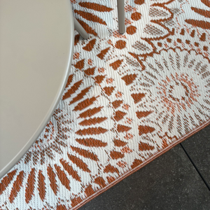 Blommie's lifestyle Buitenkleed B 180x120cm - pastel zalm - afbeelding 2