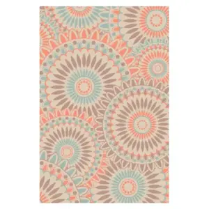 Blommie's lifestyle Buitenkleed B 180x120cm - pastel zalm - afbeelding 1
