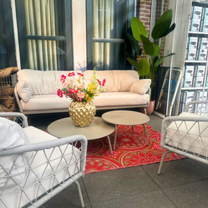 Blommie's lifestyle Buitenkleed C 180x120cm - roze - afbeelding 2
