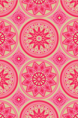 Blommie's lifestyle Buitenkleed C 180x120cm - roze - afbeelding 1