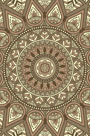 Blommie's lifestyle Buitenkleed J 180x270cm - bruin
