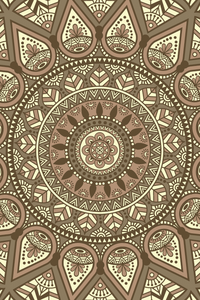 Blommie's lifestyle Buitenkleed J 180x270cm - bruin