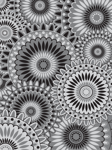 Blommie's lifestyle Buitenkleed L 270x360cm - zwart - afbeelding 1