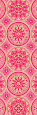 Blommie's lifestyle Buitenkleed M 60x180cm - roze - afbeelding 1