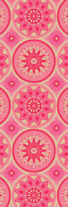 Blommie's lifestyle Buitenkleed M 60x180cm - roze - afbeelding 1