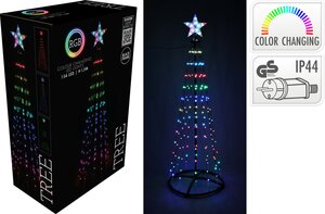 Boom 150cm 154LED RGB zwart frame - afbeelding 2