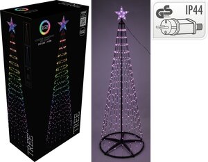 Boom 300cm 550LED RGB zwart frame - afbeelding 2