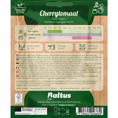 Cherrytomaat red cherry 15st - afbeelding 2