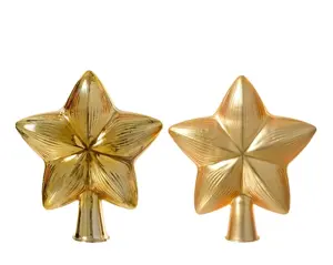 Decoris piek glas ster goud - assortiment - afbeelding 2