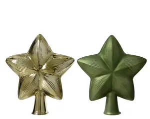 Decoris piek glas ster rosemarijn - assortiment - afbeelding 2