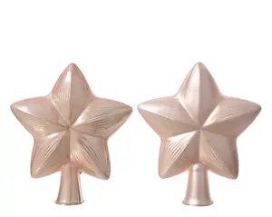 Decoris piek ster poederroze - assortiment - afbeelding 2