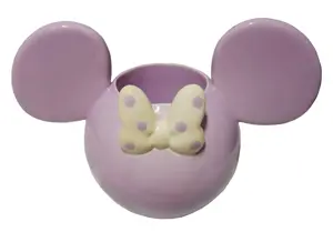 Disney 3D Flower Pot Minnie purple 5 cm