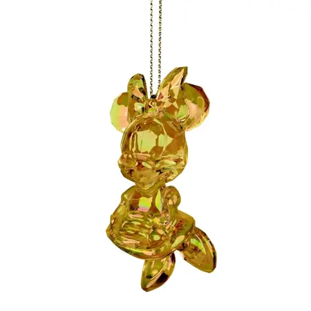 Disney kersthanger acryl minnie goud 8cm