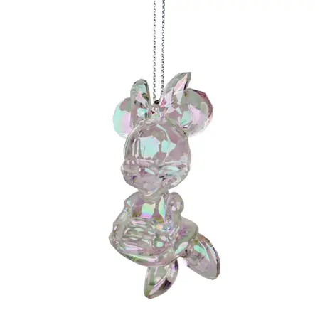 Disney kersthanger acryl minnie transparant 8cm