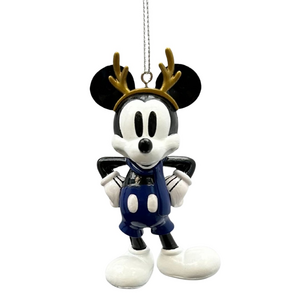 Disney kersthanger delfts blauw Mickey 9cm