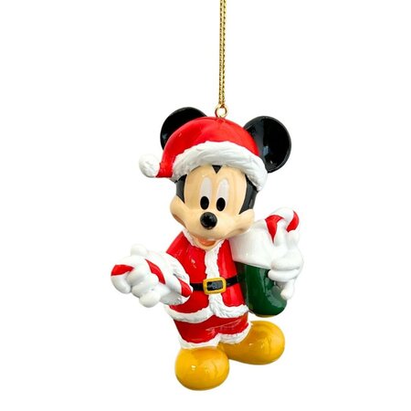 Disney kersthanger mickey santa 10cm