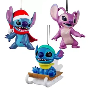 Disney Stitch Kerstballenset - 3 stuks - afbeelding 2