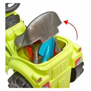 Ecoiffier Tractor met aanhanger Loopwagen zitje