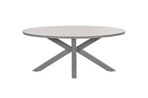 Edison tafel 180x115xH75cm taupe / light teak Vironwood - afbeelding 3