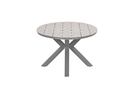 Edison tafel 180x115xH75cm taupe / light teak Vironwood - afbeelding 4