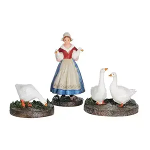 Efteling De ganzenhoedster 3x3x7.5cm - afbeelding 2