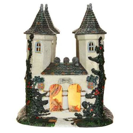 Efteling Kasteel doornroosje 17.5x18.5x21cm
