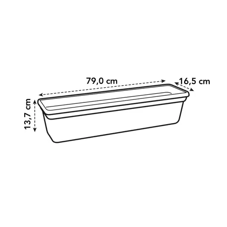 Elho balkonbak green basics 80cm bladgroen - afbeelding 5
