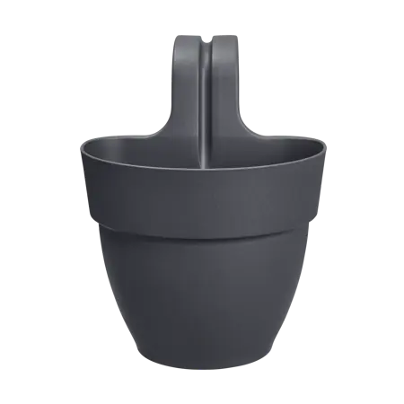 Elho hangpot vibia campana d24cm antraciet - afbeelding 2