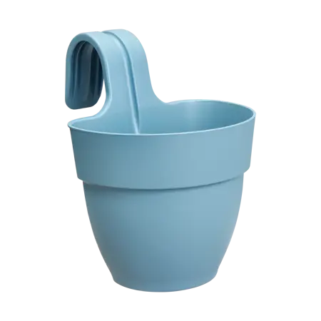 Elho hangpot vibia campana d24cm vintage blauw - afbeelding 1