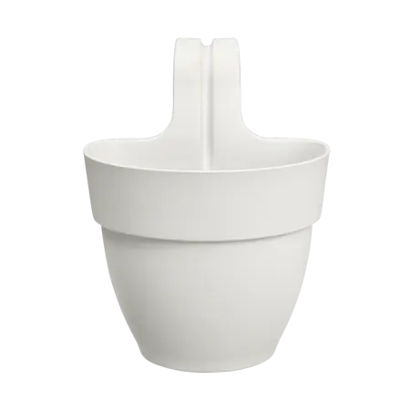 Elho hangpot vibia campana d24cm zijdewit - afbeelding 2
