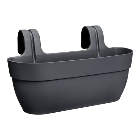 Elho hangpot vibia campana d46cm antraciet - afbeelding 1