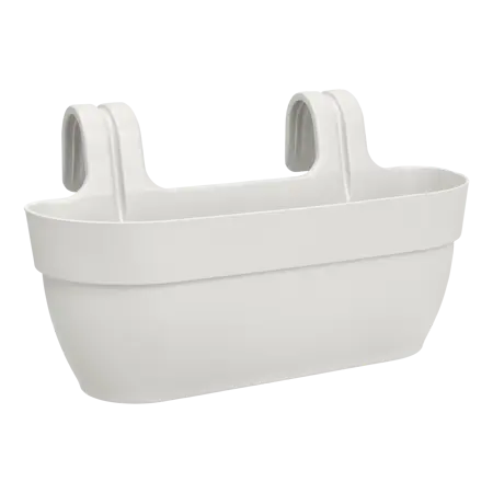 Elho hangpot vibia campana d46cm zijdewit - afbeelding 1