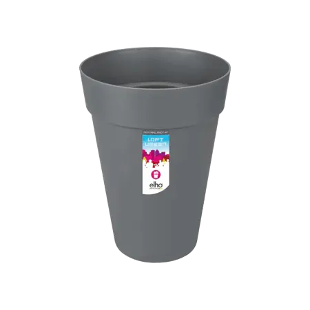 Elho pot loft urban hoog d28cm antraciet - afbeelding 2